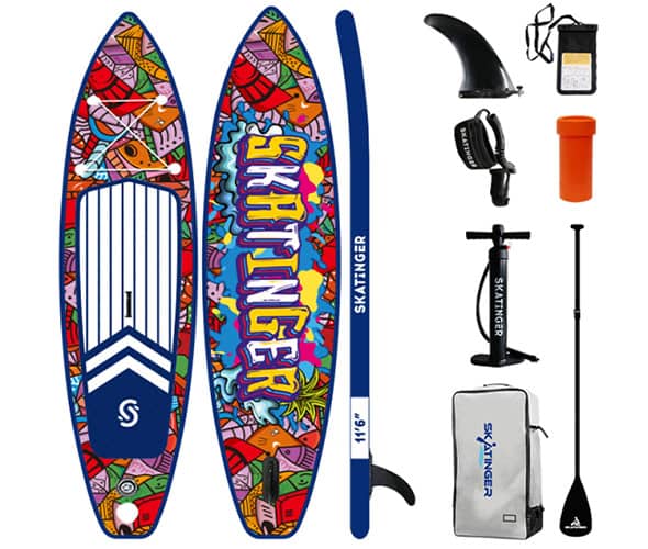 Skatinger Grafitti Red Paddleboard
