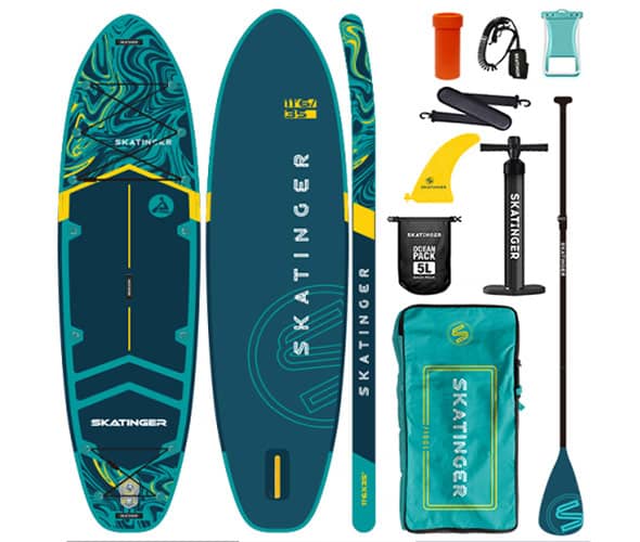 Skatinger Lava Green Paddleboard